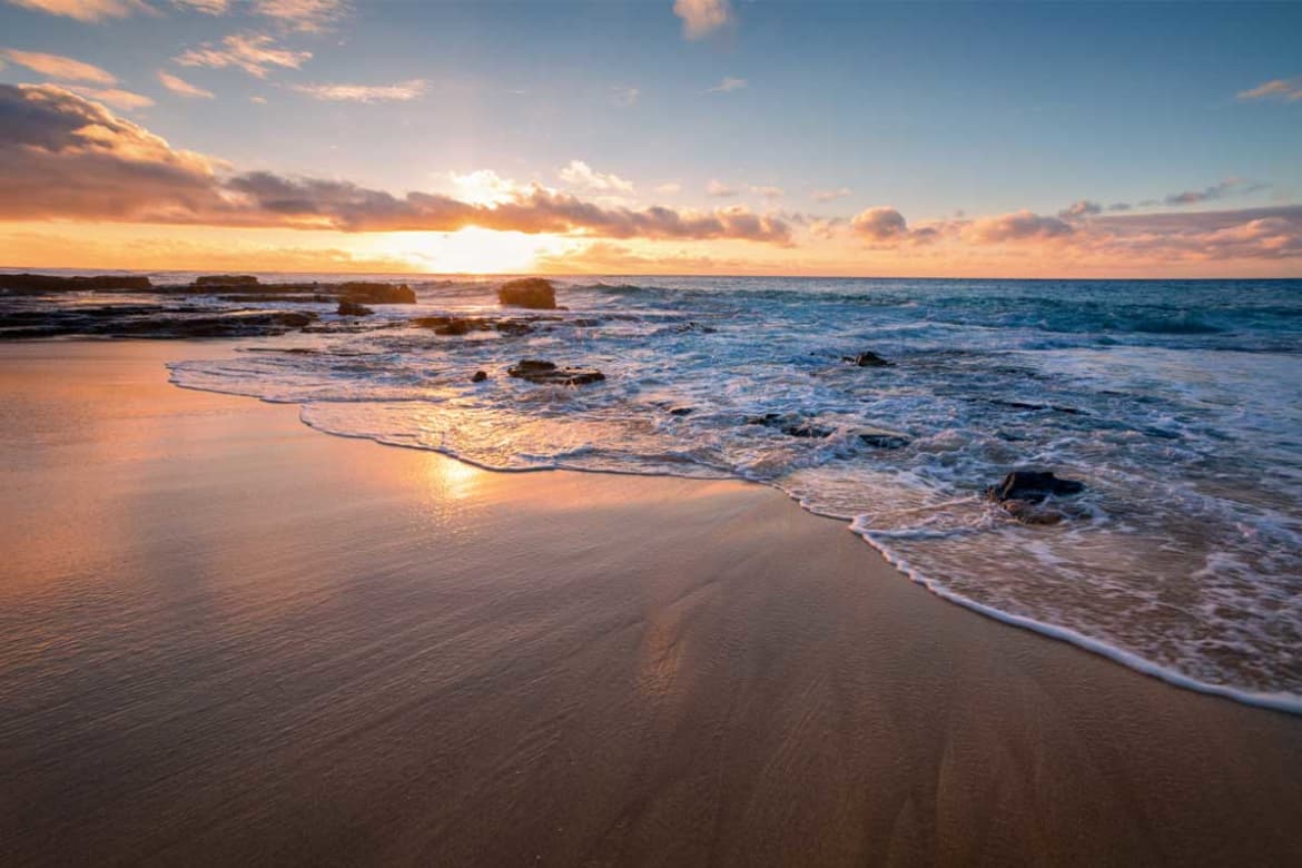 Sunset in Hawaii