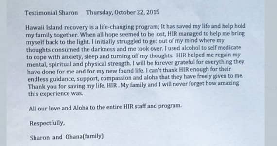 Hawaii Island Recovery is a life changing program