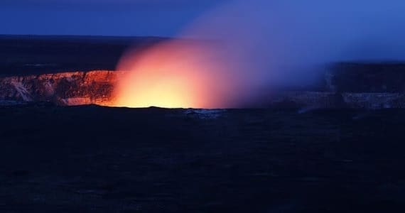 Kilaulea volcano in Hawaii