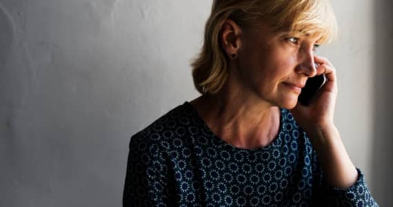 Closeup of caucasian woman using a mobile phone Can I Enter Drug and Alcohol Rehab Tonight?