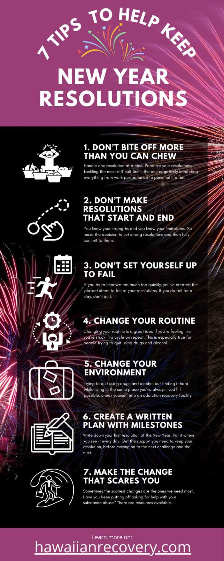 TIPS TO HELP KEEP NEW YEAR RESOLUTIONS FOR 2021