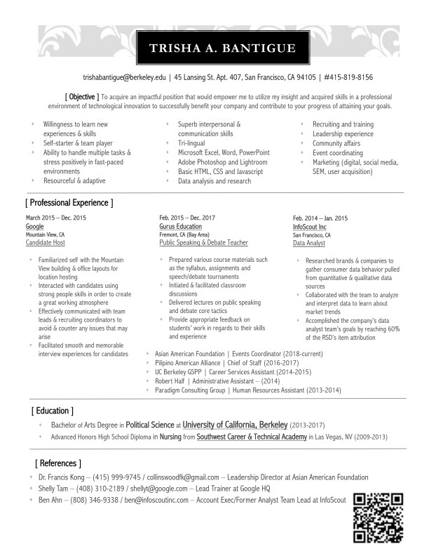 2018 Trisha Bantigue Professional Resume.pdf