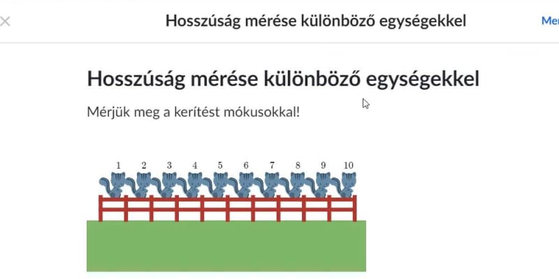 Hosszmérés Szabványos egységek és műszerek