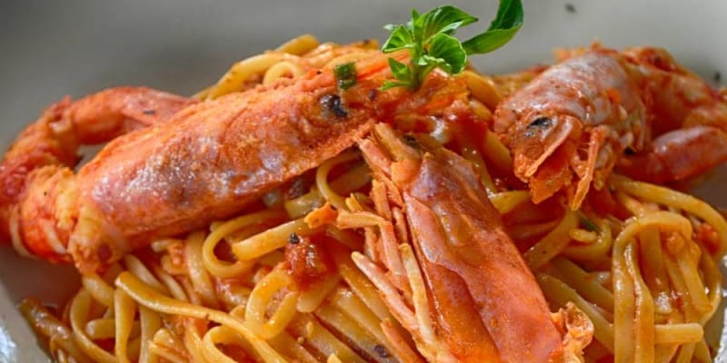 garnélarákos scampi 