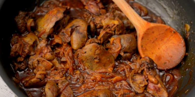 grated liver