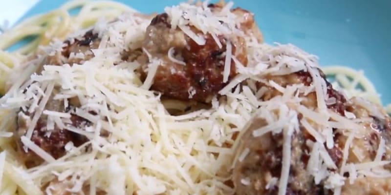  spenótos-parmezános húsgombócok