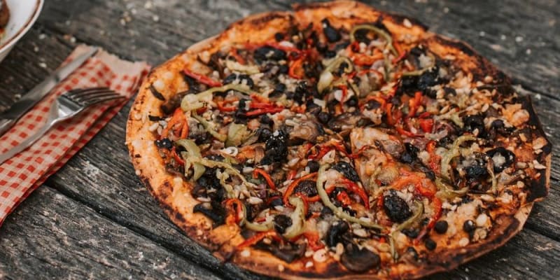 Vegán pizza