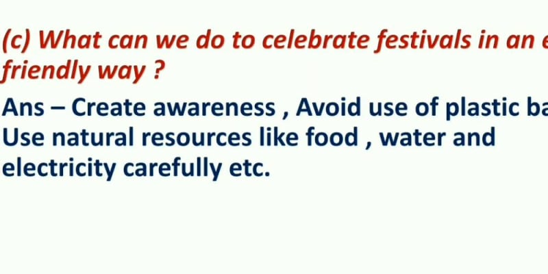 eco friendly questions and answers