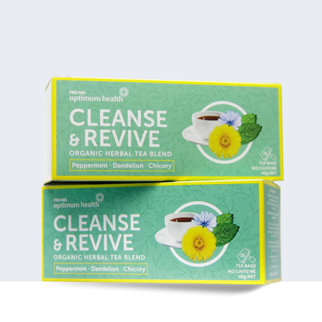 OptiW8 Cleanse & Revive Organic Herbal Tea Blend