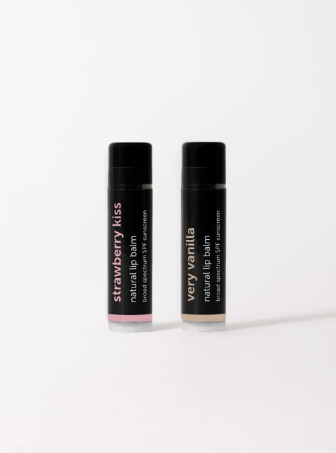 Natural Lip Balm with SPF 15 - Strawberry Kiss