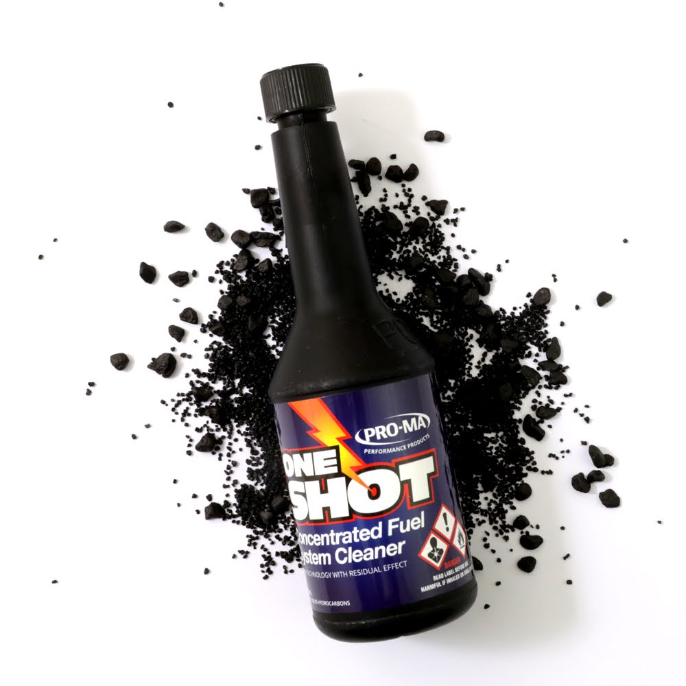 Bottle of One Shot Concentrated Fuel System Cleaner