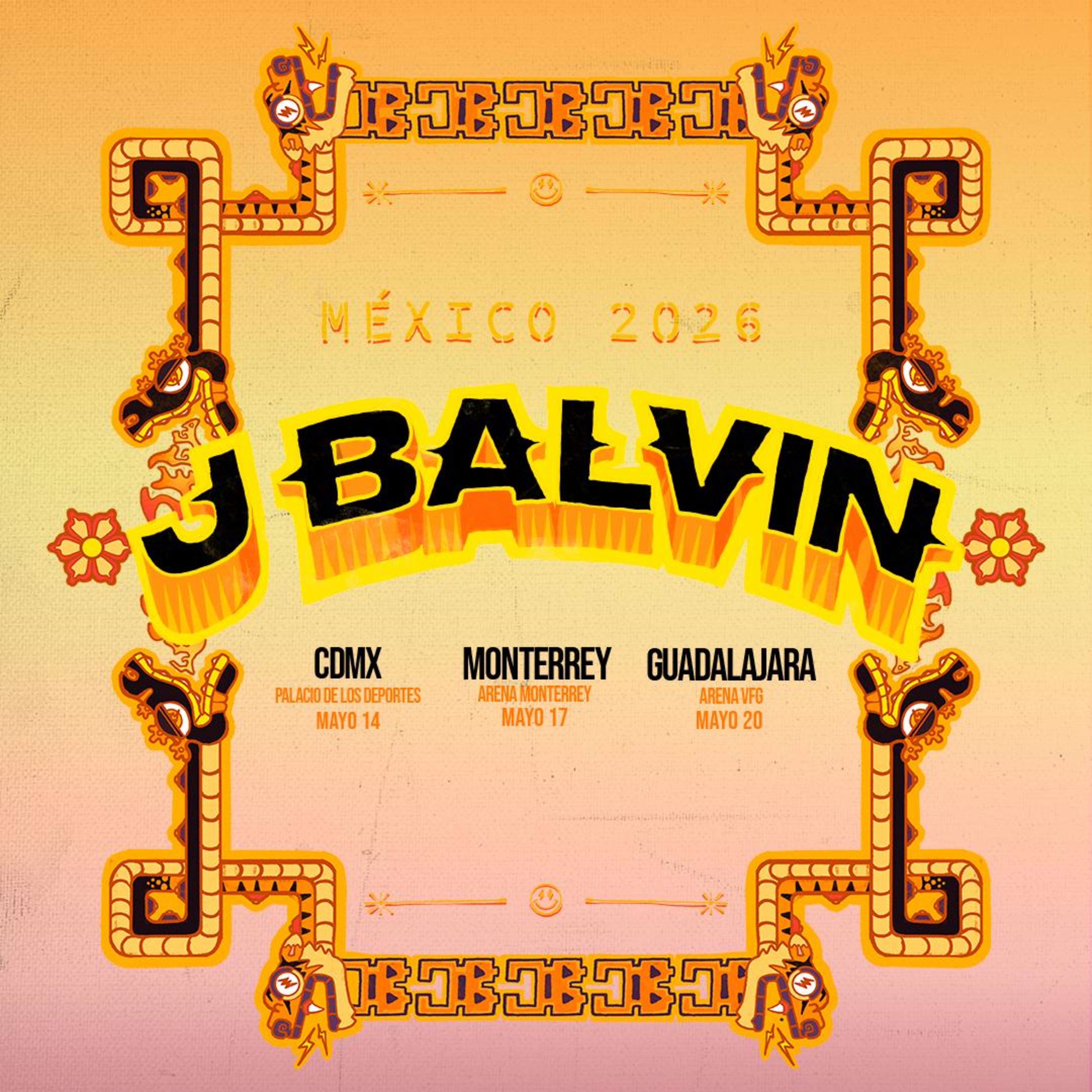 J Balvin Sets 2026 Arena Run in Mexico