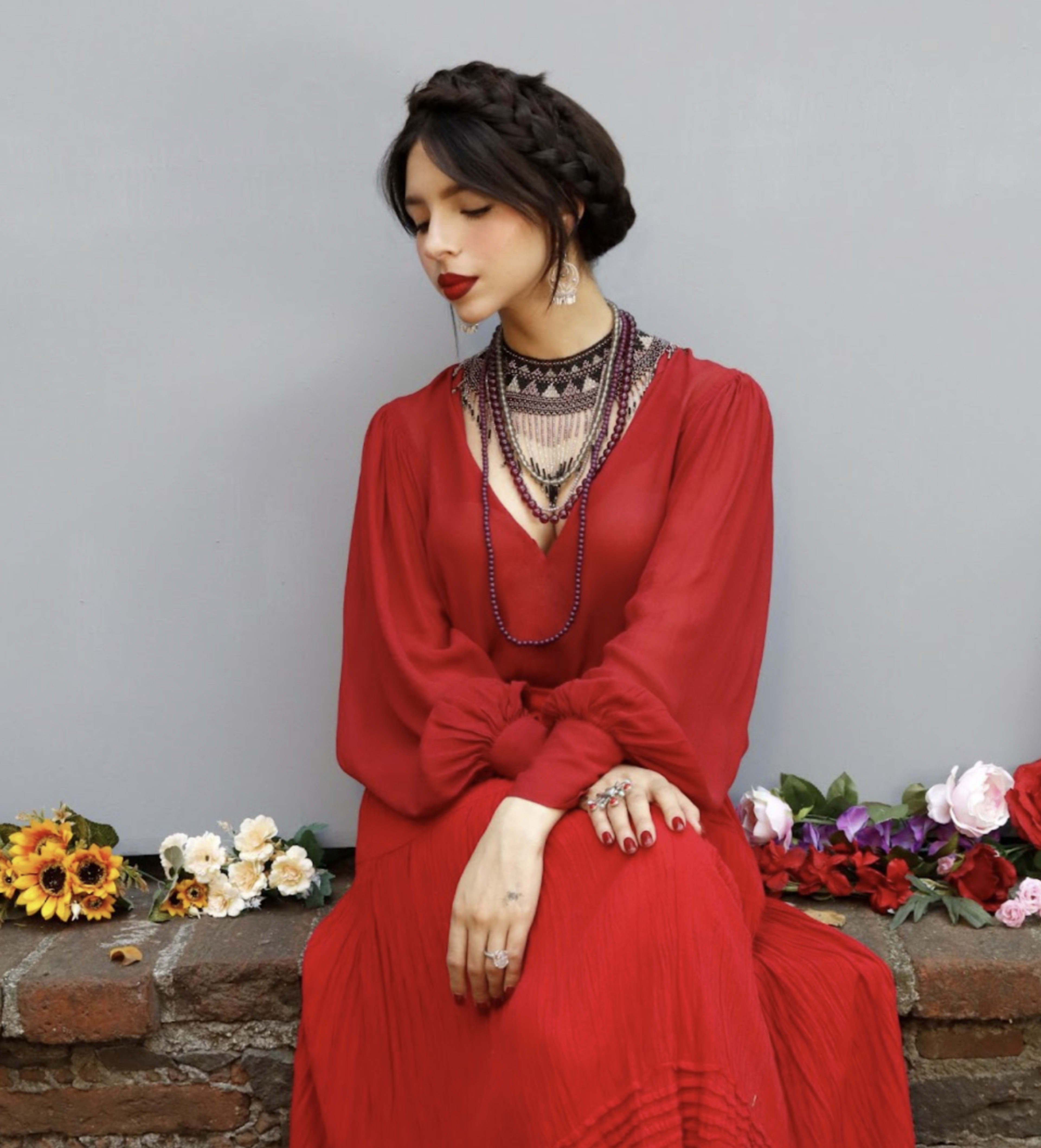 angela aguilar red dress ÁNGELA AGUILAR ANNOUNCES NEW LP 