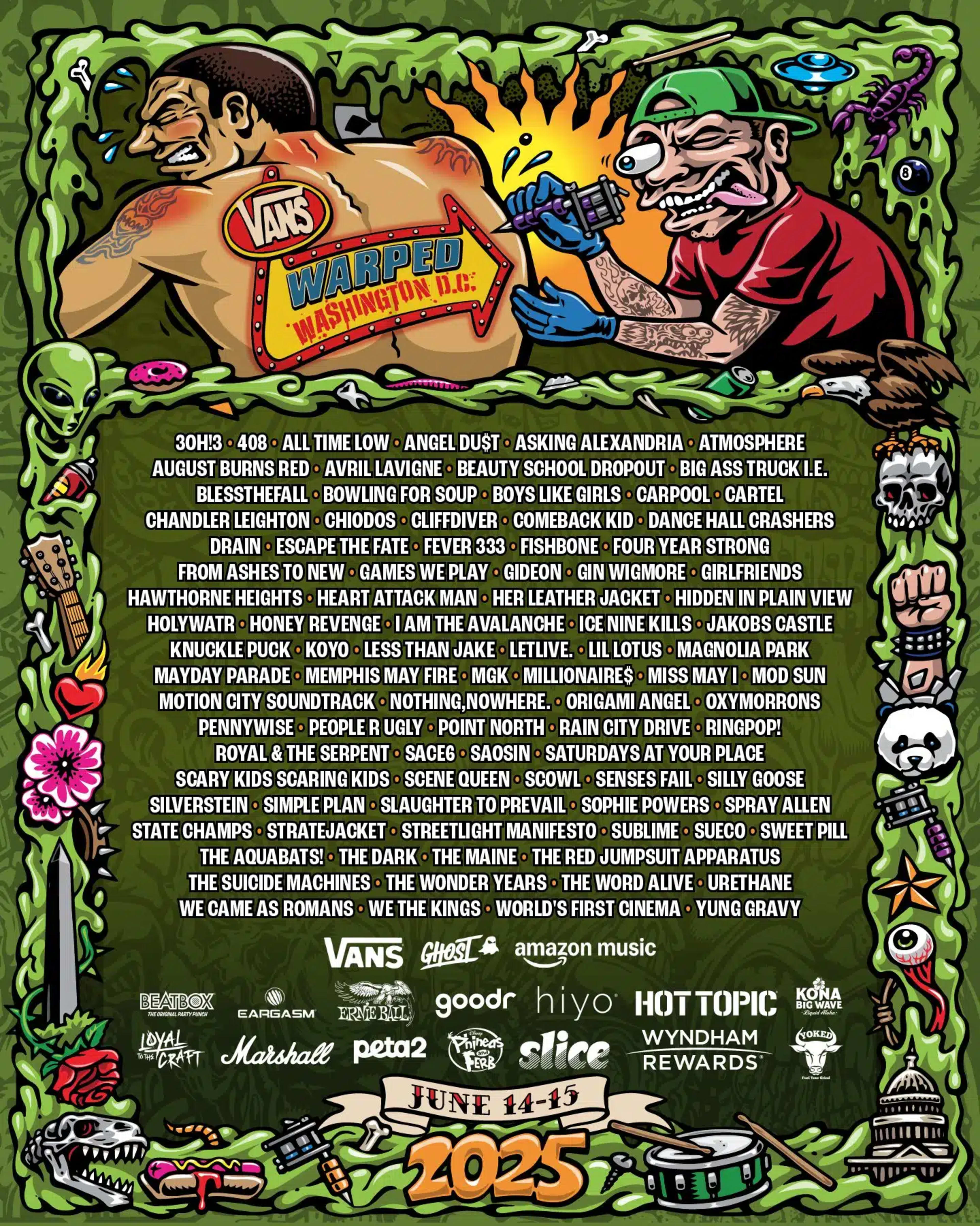 ピロ水 タペストリー BONNOU FESTIVAL 108 NO.42 NEXT FEST THINGS: BONNAROO, WARPED