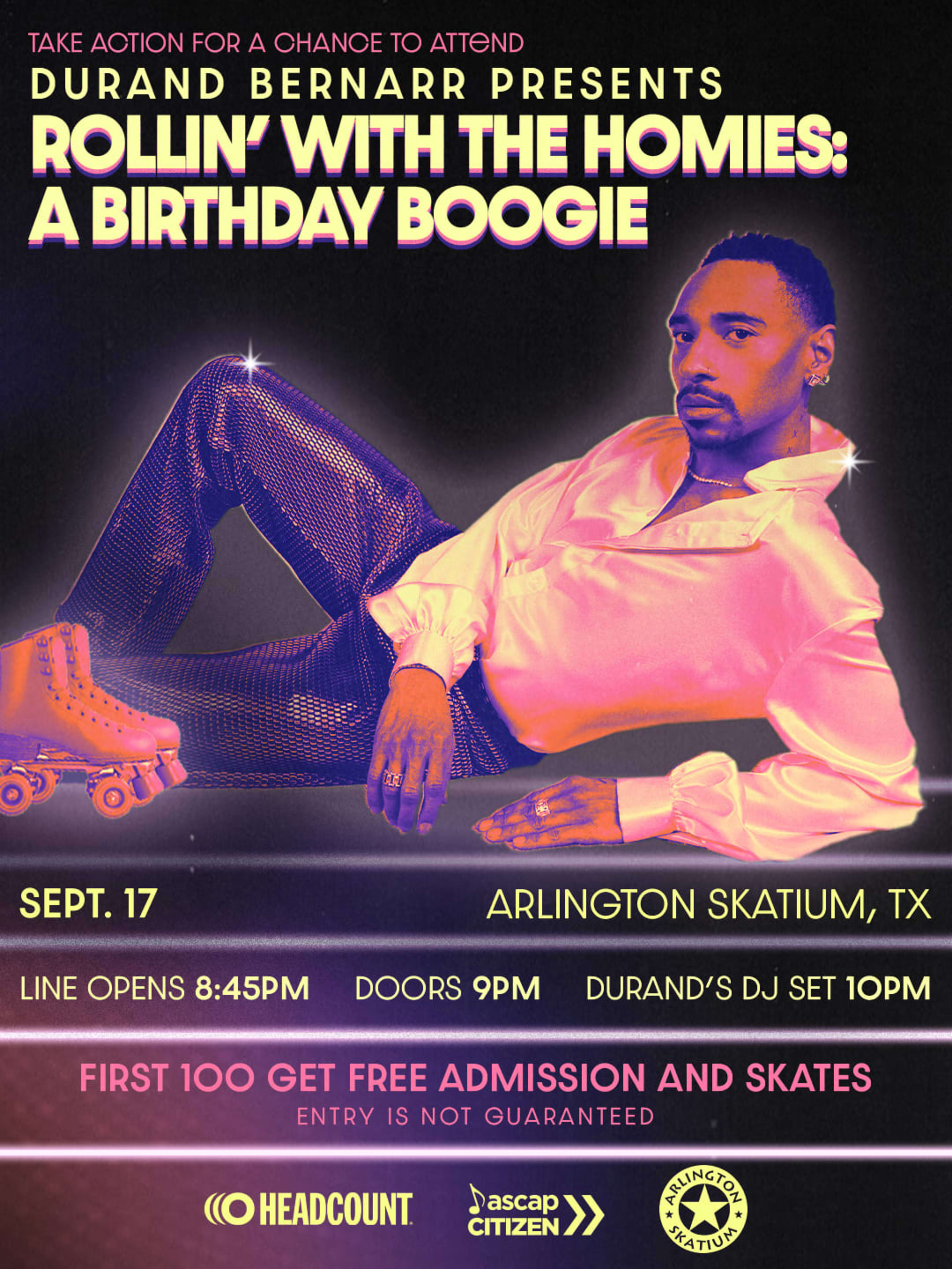 Durand Bernarr Rolls DJ Skate Experience Into Dallas