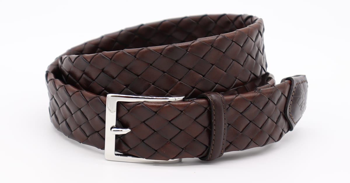 Carson Braided Belt Brown – The Block Vancouver