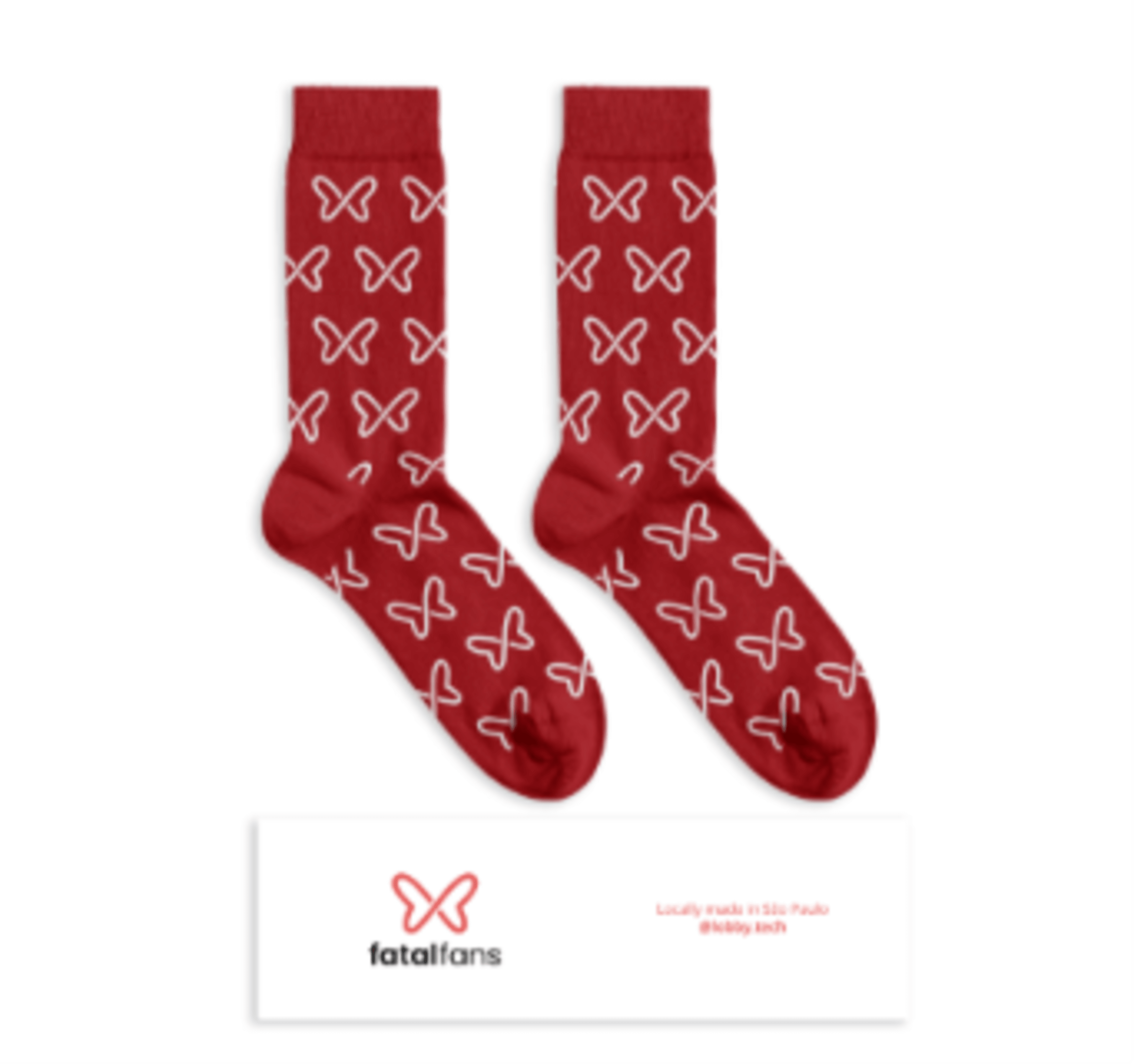 Meia Estampada Urban Print - 