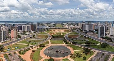 Photo of Brasilia. Photo by Arturdiasr from Wikimedia Commons.