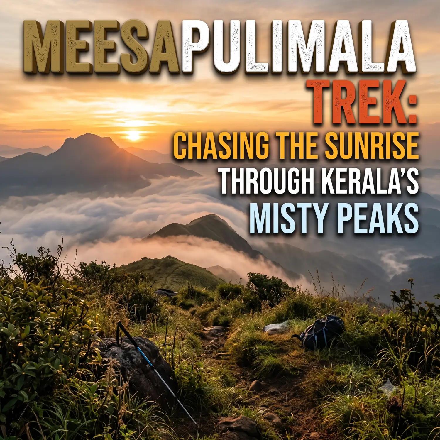 Meesapulimala Trek: Chasing the Sunrise Through Kerala’s Misty Peaks