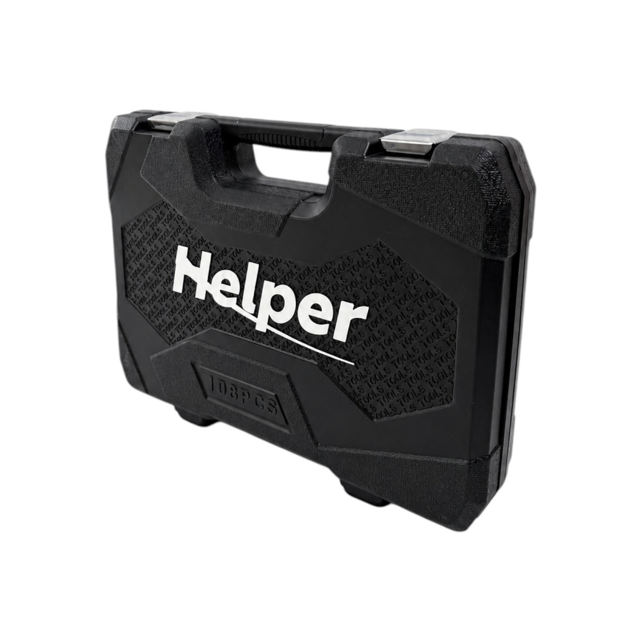 Закрытый кейс Helper HP-1308 с ручкой и металлическими застежками