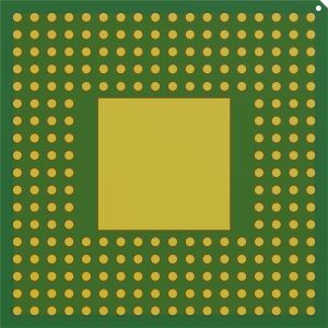 MGX BGA 244 Chip (Back)