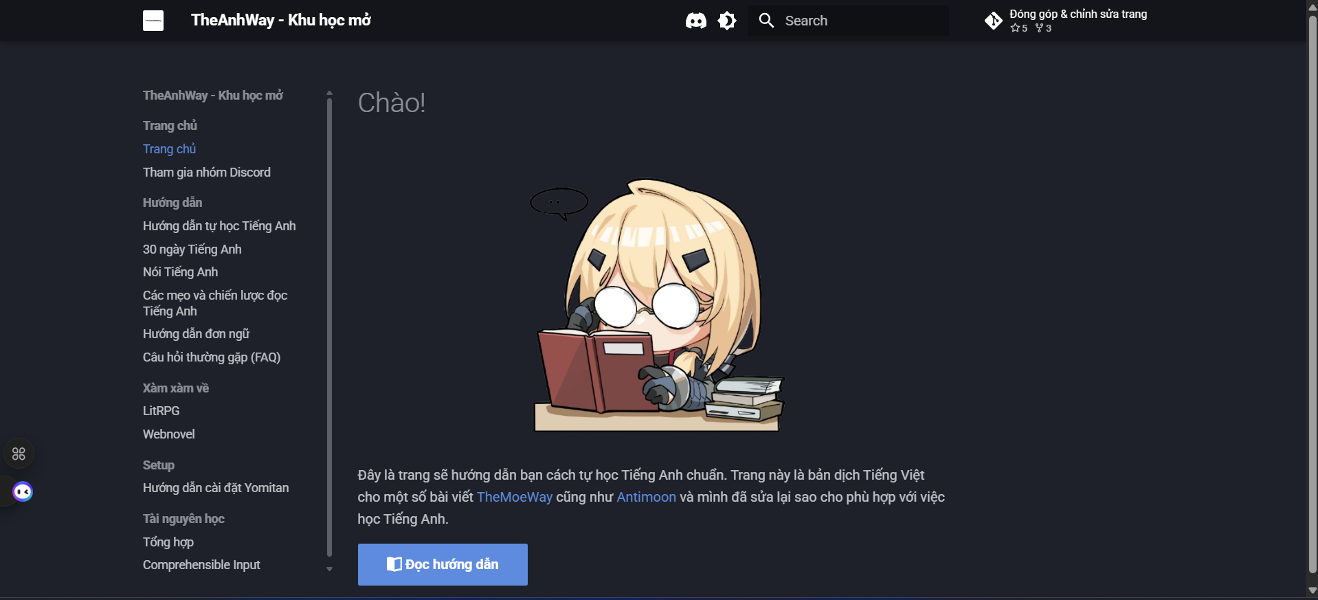 TheAnhWay - Khu học mở Hướng dẫn tự học Tiếng Anh