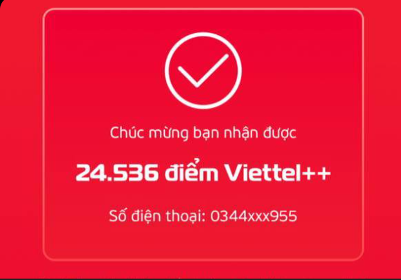 [ Share ] Nhận điểm lì xì Viettel++ 