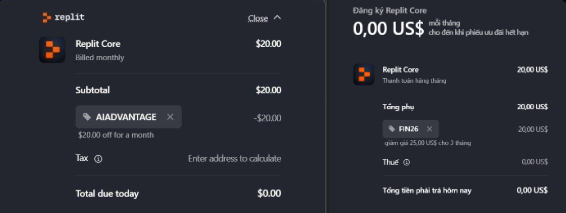 [ Share] Replit Free 1,3 tháng 