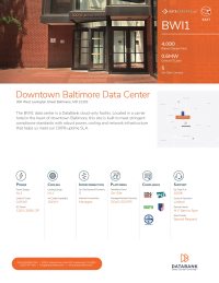 DataBank Baltimore Cloud Data Center | Secure, Compliant IT Solutions
