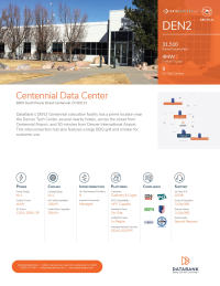 DataBank Centennial Data Center | Advanced Colocation & Connectivity in CO