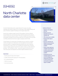 Flexential Charlotte North Data Center | Secure, Scalable IT Infrastructure