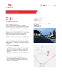 Discover Equinix CU1 in Culpeper: A Model of Security and Sustainability