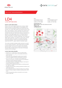 Explore Equinix LD4 in Slough: Enhancing London's Digital Ecosystem