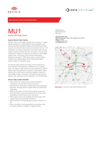Explore Equinix MU1 Munich: Your Gateway to Europe’s Digital Economy