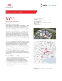 Equinix NY11 Carteret Data Center: Your Strategic New Jersey ...