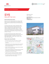 Equinix SY6 Mascot, Sydney: A Premier Destination for Digital Connectivity