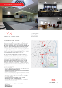 Equinix TY3 Tokyo Data Center: Premier Digital Infrastructure Services