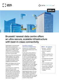 BRU4 Data Center in Brussels: Scalable, Secure, and Directly Connected ...