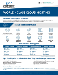 Atlantic.Net Cloud Hosting: Premier Flexible and Scalable Solutions