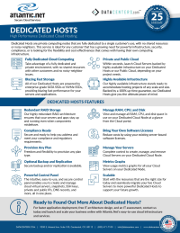 Atlantic.Net Dedicated Hosts: Secure and Scalable Cloud Hosting