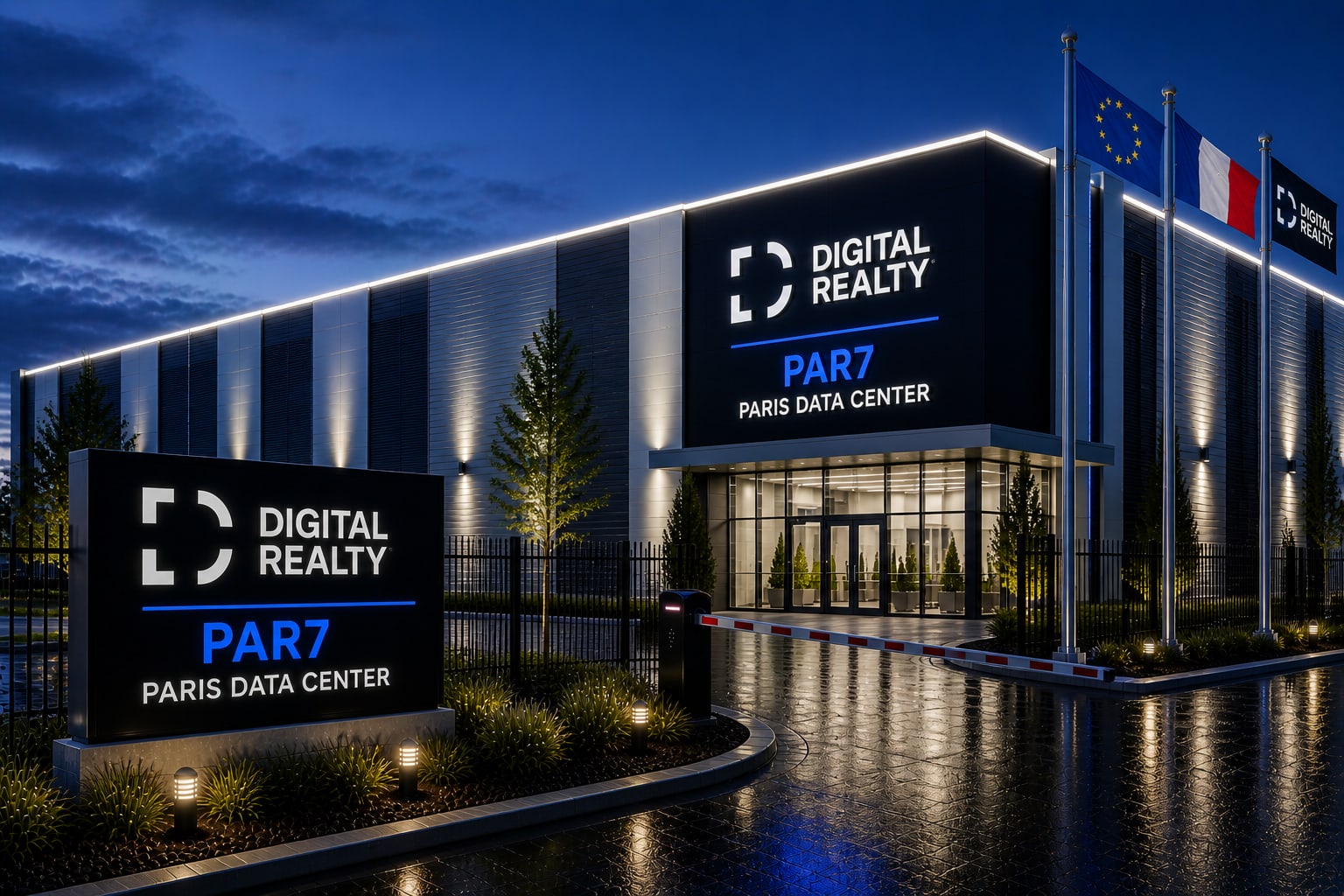 Digital Realty Data Center in La Courneuve France