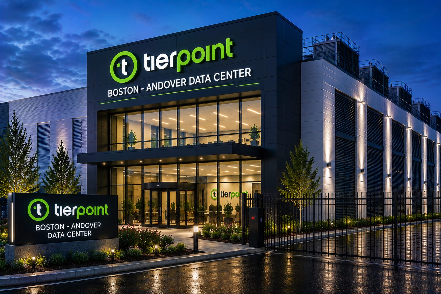 TierPoint Data Center in Andover Massachusetts