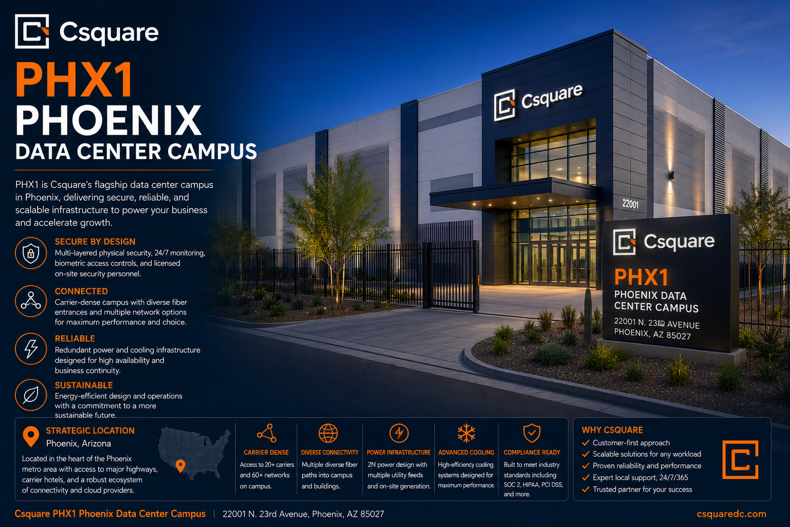 Centersquare Data Center in Phoenix, AZ
