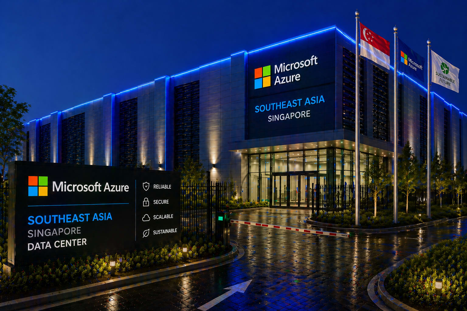 Microsoft Data Center in Singapore Singapore