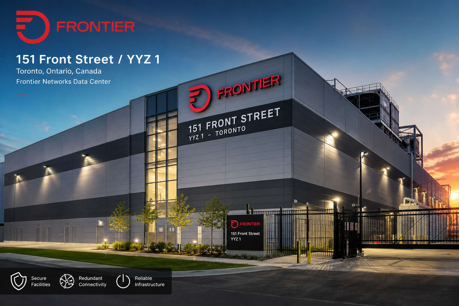 Frontier Networks: Frontier Networks — 151 Front Street / YYZ 1