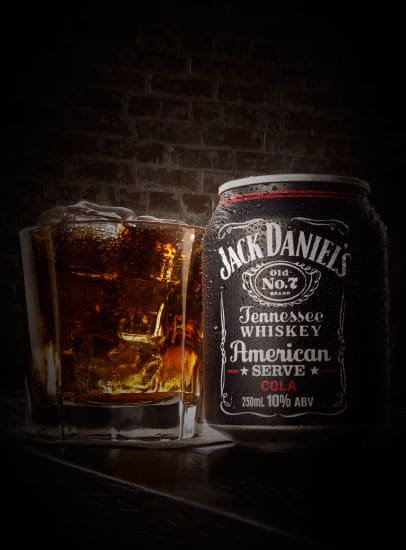 Jack Daniel's American Serve Cola 250ml Can