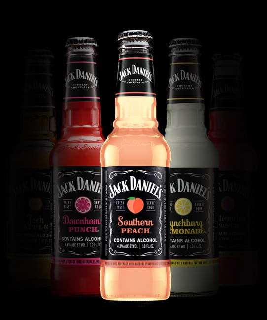 Jack Daniel's Honey & Lemonade Cocktail Ready To Drink 12oz 4 Pack Cans