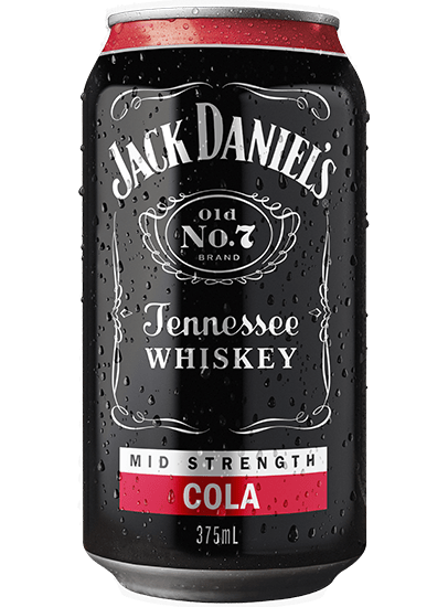 Jack Daniel's & Mid Strength Cola