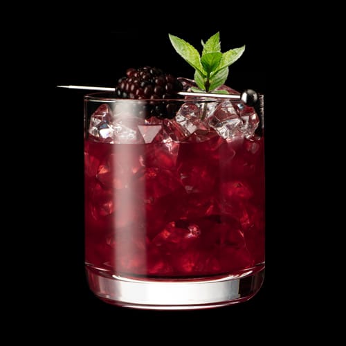 Jack Blackberry Smash Cocktail