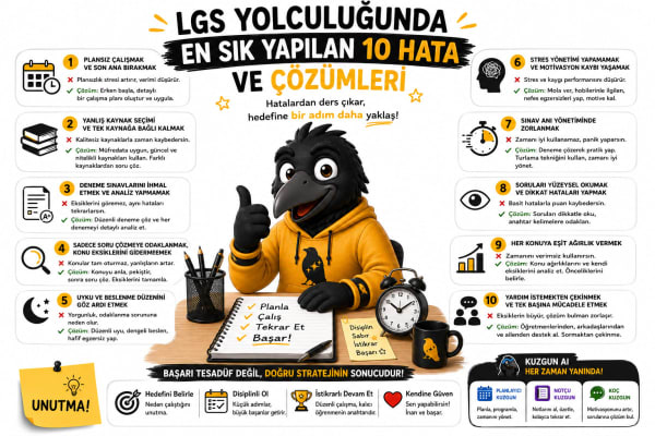LGS'de En Çok Yapılan 10 Hata ve Bunlardan Nasıl Kaçınılır?